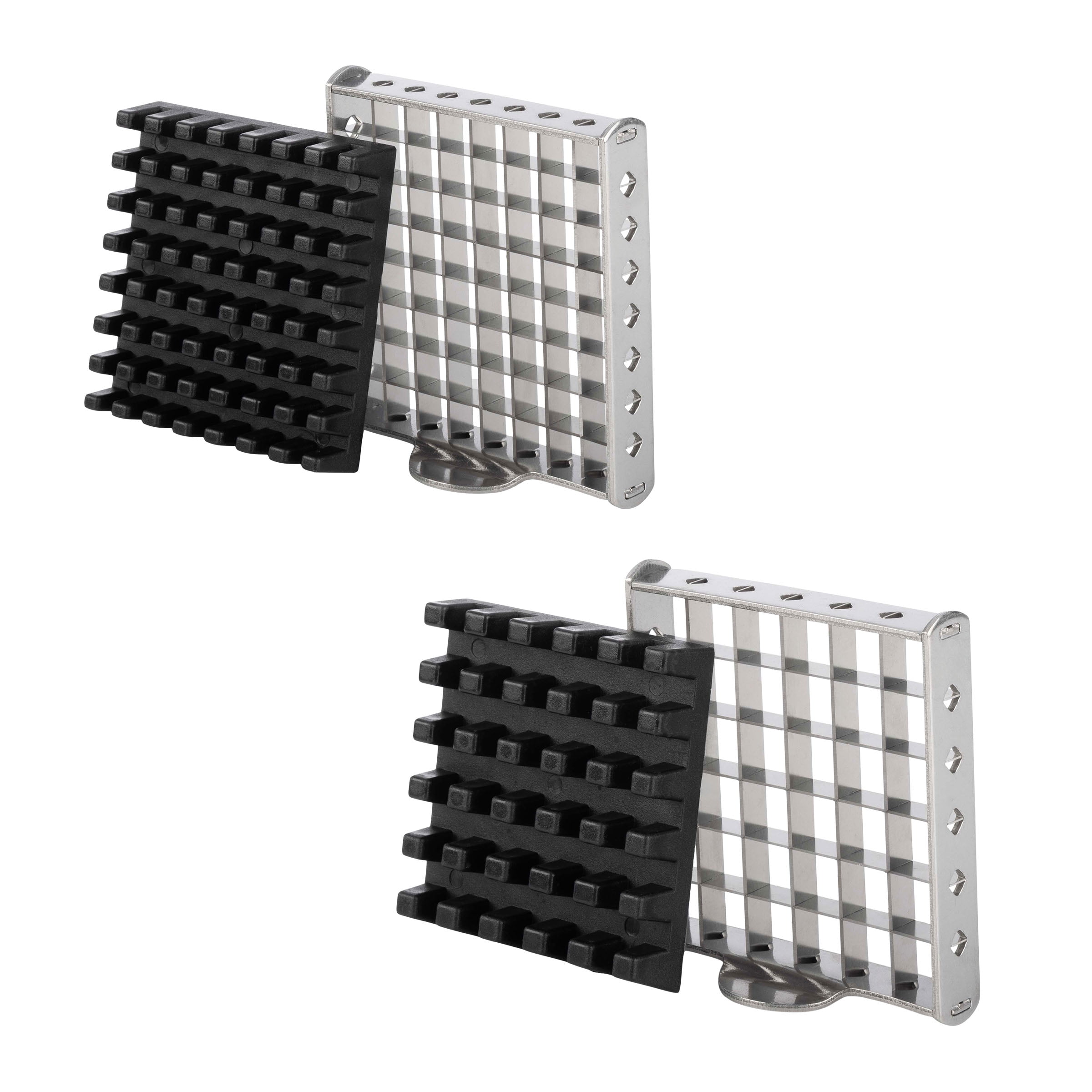 Classic Cuisine French Fry Cutter - Potato Cutter with Two Blades and Non-Slip Suction Cups