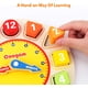 thumbnail image 2 of Juguete educativo, reloj de clasificación de formas diseñado para enseñar a decir la hora, de madera con piezas extraíbles, mejora la motricidad fina, reconocimiento de números, 12 ranuras para, 2 of 5