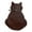 Coffee, variant on Cute Cat Shaped Sling Bag Purse for Women PU Leather Daypack Fanny Pack Crossbody Bags