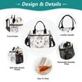 thumbnail image 3 of Lovely Rabbit Head and Heart Lunch Bag Insulated Lunch Box Leakproof Reusable Cooler Tote Adjustable Shoulder Strap for Men Women 12L, 3 of 6