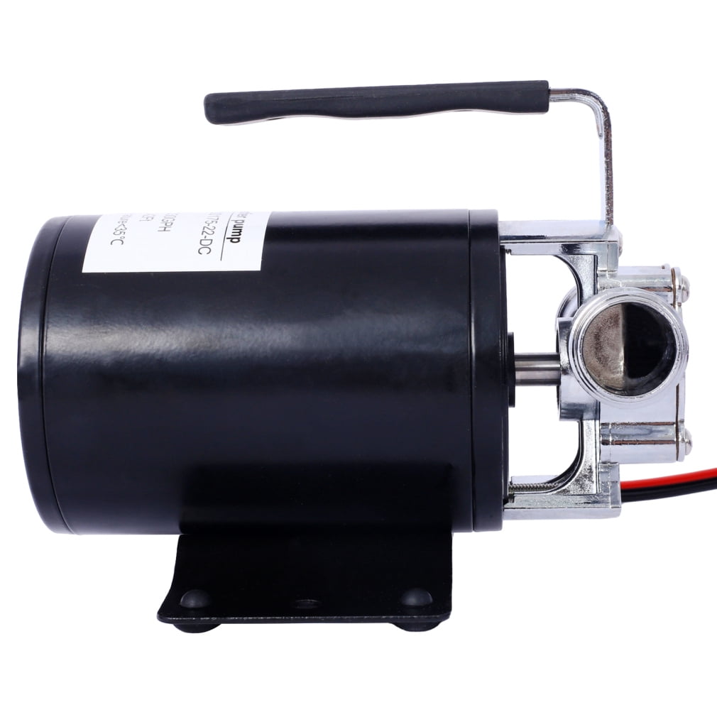 Portable 12V DC Battery Powered Water Pump - 330GPH Heavy-Duty Submersible Utility Pump with Hose Kit for Aquariums, RVs, Basements, Emergency Drainage