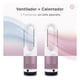 thumbnail image 3 of Ventilador Calentador 2 En 1 Sin Aspas Silencioso Esquimal Color Rosa - Blanco, 3 of 6