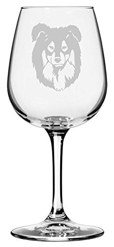 Personalized Golden Retriever Three Pet Dog Etched Wine Glass 12.75oz 