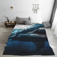 thumbnail image 5 of Vsdgher 3D Realistic Shark Ultra-Soft Micro flannel Blanket Throw Blankets for Couch Sofa, Bed (4 sizes)-60"x50", 5 of 7