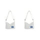 thumbnail image 4 of Bolso de hombro Sonducket estilo informal para mujer bandolera de viaje banquete chicas bolsa con correa grande color Blanco Negro, 4 of 6