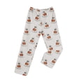 thumbnail image 6 of Trgacdwlo Halloween Women's Fleece Pajama Pants Funny Pumpkin Fuzzy Pajama Pants Fall Winter Thermal Lounge Pants Women, 6 of 9