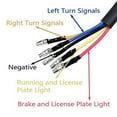 thumbnail image 4 of Luces de Motocicleta Soledad Universal de Matrícula Humo Doble LED, 4 of 9