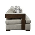 thumbnail image 4 of CLEARANCE! ACME Niamey Loveseat w/2 Pillows, Fabric & Walnut 54851, 4 of 5