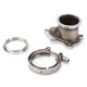 thumbnail image 1 of Brida de tubo de bajada Turbo, adapAdaptador de conversión de banda de 3 pulgadas en V, brida de tubo descendente turbo de 5 pernos, reemplazo resistente para Subaru Forester XT 2004-20, 1 of 8