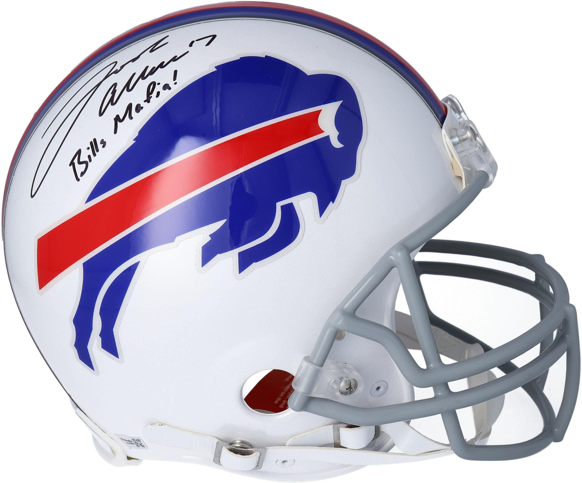 josh allen autographed helmet