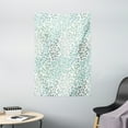 thumbnail image 1 of Leaf Tapestry, Pattern with Leaf Branches Silhouette Nature Theme Foliage Forest, Wall Hanging for Bedroom Living Room Dorm Decor, 40W X 60L Inches, Sage Green Turquoise White, by Ambesonne, 1 of 2