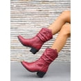 thumbnail image 3 of Chunky/high Heel Cowgirl/western Women's Riding Boots, 3 of 5