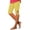 Yellow#2, variant on HAJWOH Capri Leggings for Women Slim fit Knee Length Leggings Stretch Summer Lightweight Pants Athletic Running Workout Yoga Pants