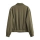 thumbnail image 4 of Chaquetas y abrigos de piel sintética sin capucha y manga larga para mujer, moda informal, con cremallera, cárdigan liso, blusa, abrigo con bolsillo, blusa para mujer, 4 of 8