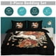 thumbnail image 5 of Juego de funda nórdica Pegasus And Roses, tamaño king y queen, suave, 3 piezas, 1 funda nórdica y 2 fundas de almohada con cierre de cremallera, 86" x 70", 5 of 8