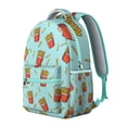 thumbnail image 2 of French Fries Students Backpack Potato Fries Crispy Fries School Bag with Cute Tasty Snack Design, Fries Lover Lightweight and Durable for Students, 2 of 4