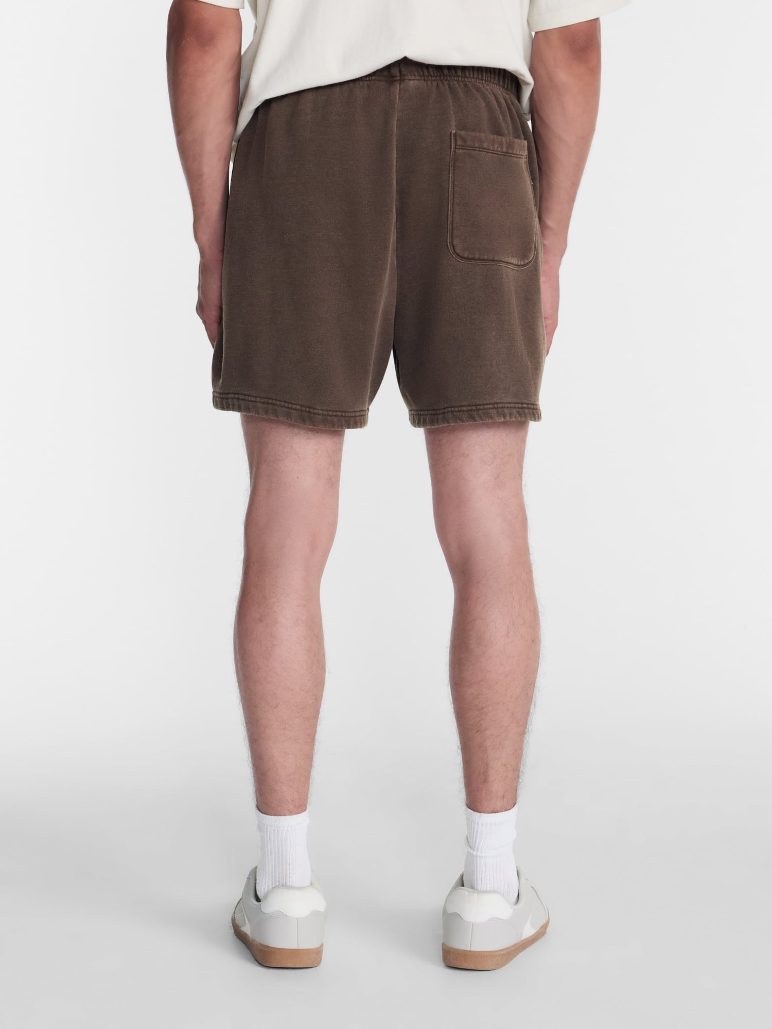 No Boundaries Fleece Jogger Shorts, 6" Inseam, Men's Sizes XS-5XB