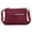 Red, variant on BadPiggies Waterproof Crossbody Bag for Women Nylon Messenger Bag Casual Shoulder Handbag Purse Bookbag (Black)