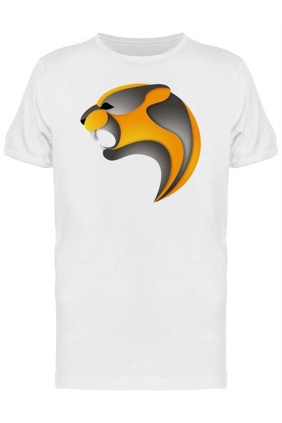 Tiger Bicolor Logo T-Shirt Men -Image by Shutterstock, Male Small