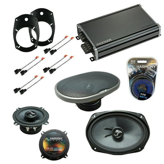 Fits Dodge Ram Truck 2500/3500 03-05 Upgrade Harmony Premium Speakers & CXA360.4