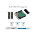 thumbnail image 2 of SIIG AC JUDK0K11S1 Thunderbolt3 DP14 Docking Station w Dual M2 NVMe SSDPD, 2 of 5
