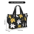 thumbnail image 2 of Rocae Lilies Flowers for Travel Shoulder Bag Top Handle Handbag with Yoga Mat Buckle for Gym, Work, Travel, 2 of 7