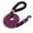 Purple, variant on 5 ft Nylon Dog Leash with Padded Handle, Reflective Thread Leash for Medium and Large Dogs, TIKA