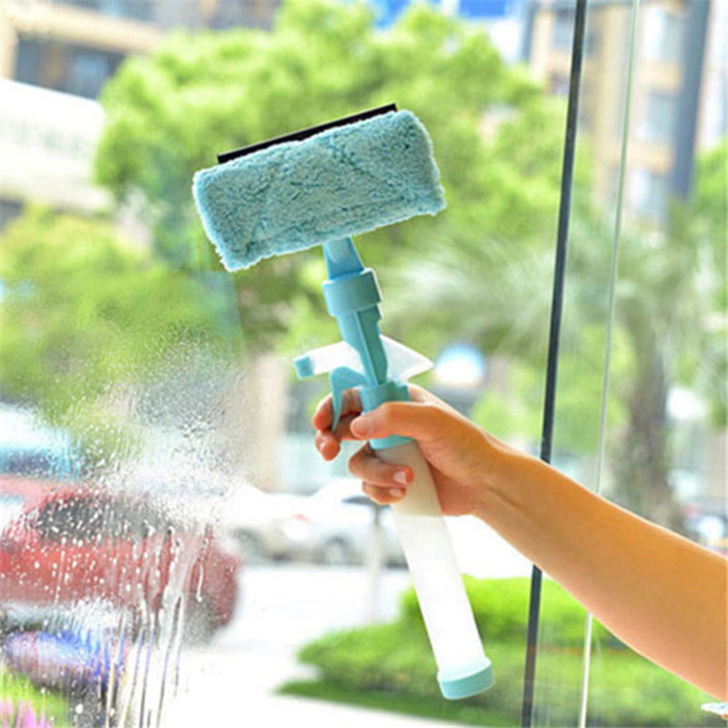 Kleaner Multi-Purpose Window Squeegee and Cleaning Cloths kit Heavy Duty and Durable Squeegee for Window,Glass,Shower Door,car Windshield. 