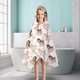 thumbnail image 6 of Princess Unicorn Pattern Hooded Bath Towel，50"x30" for Ages 3 To 12 Kids, Quick Dry Lightweight Soft Microfiber Hood Beach Towel Cover Up for Kids, 6 of 7