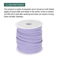 thumbnail image 3 of Uxcell 1/4" Double Fold Bias Tape Continuous Bulk Bias Tape for Sewing Seaming Light Purple 25 Yards, 3 of 7