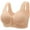 Beige, variant on Comfort Front Closure Bras For Women Over 60 - Wireless Support Bra With Full Coverage & Non-Slip Grips