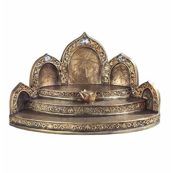 FC Design 13.5"W Buddha Shrine Display Stand in Gold Decoration Figurine