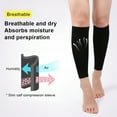 thumbnail image 2 of keepw 1 Pair Calf Compression Sleeves Portable Replacement Flexible Elastic Breathable Training Exercising Leg Brace Protector XL, 2 of 8