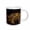 White, variant on 3drose, Africa, Zambia. Leopard in Tree at Night., 11oz Two-tone Red Mug