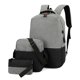 thumbnail image 2 of Mochilas para Hombre de lona para ordenador portátil para hombre, gran capacidad, 3 unidades/juego, de viaje informal para mujer Tmvgtek Para estrenar, 2 of 9