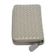 thumbnail image 4 of Cartera de cuero genuino para mujer, tejida a mano, capa superior de piel de oveja, billetera para hombres y mujeres, billetera con clip, bolso largo, 4 of 6