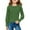 Green, variant on MKOSPLRT Kids Casual Dressy Tops Puff Long Sleeve Ribbed Knit Shirts Crew Neck Soft T Shirts Basic Solid Color Tunic Tops for Girl 5-14 Years