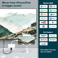 thumbnail image 4 of 3 in 1 USB Camera Adapter with 1080P Digital AV Adapter and Charging Port, Support USB Flash Drive, MIDI Keyboard, Mouse and More USB Devices, 4 of 8