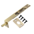 thumbnail image 1 of Perno Al Ras Unique Bargains 6 Pulgadas Acero Inoxidable Bloqueo Pestillo Bronce Claro 2uds, 1 of 6