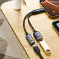 thumbnail image 3 of YIEMEEN Type C to USB A Type C Female Adapter Cord Wire for Efficient Power Delivery, 3 of 9