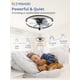 thumbnail image 5 of Ventilador de Techo ZMISHIBO 23" LED 3 Colores 6 Velocidades con Control Remoto, 5 of 7
