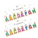 thumbnail image 1 of Hojas de pegatinas para niños, decoración de pared con letras, gráfico de pared para jardín de infantes, pegatina de pared ABC de animales extraíble, calcomanía del alfabeto, 2 juegos, 1 of 5