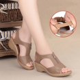 thumbnail image 2 of Sandalias Zapatos de madre de suela suave para mujer Zapatos de estilo casual con cuña de gran tamaño Sandalias casuales, 2 of 5