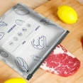 thumbnail image 6 of Reusable Aluminum Foil Sealable Food Bags With Zipper Stand Up Insulated Lunch & Freezer Storage Pouches Odor Resistant 30PCS 3 size, 6 of 9