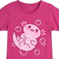 thumbnail image 3 of Instant Message - Kawaii - Axolotl Love - Toddler & Youth Girls Short Sleeve T-Shirt, 3 of 6