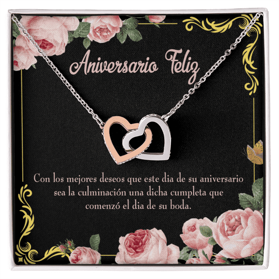To My Wife Aniversario Feliz Inseparable Necklace