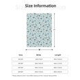 thumbnail image 5 of Rateoe Milk Bottles And Cow Head Pattern Flannel Throw Blanket, Ultra-soft Blanket for Bed, Couch, Car, Hypoallergenic Anti-pilling blanket-40"x30"(Vertical), 5 of 6