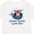 thumbnail image 4 of Inktastic Grandma and Grandpa Love Me Boys Boys or Girls Long Sleeve Toddler T-Shirt, 4 of 5
