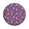 thumbnail image 4 of Spare Tire Cover, Skull Colorful Flower Daisy Wheel Cover Tire Covers For Trailers Car Truck Camper Universal Tire Covering Fits Diameter14"-17", 4 of 4