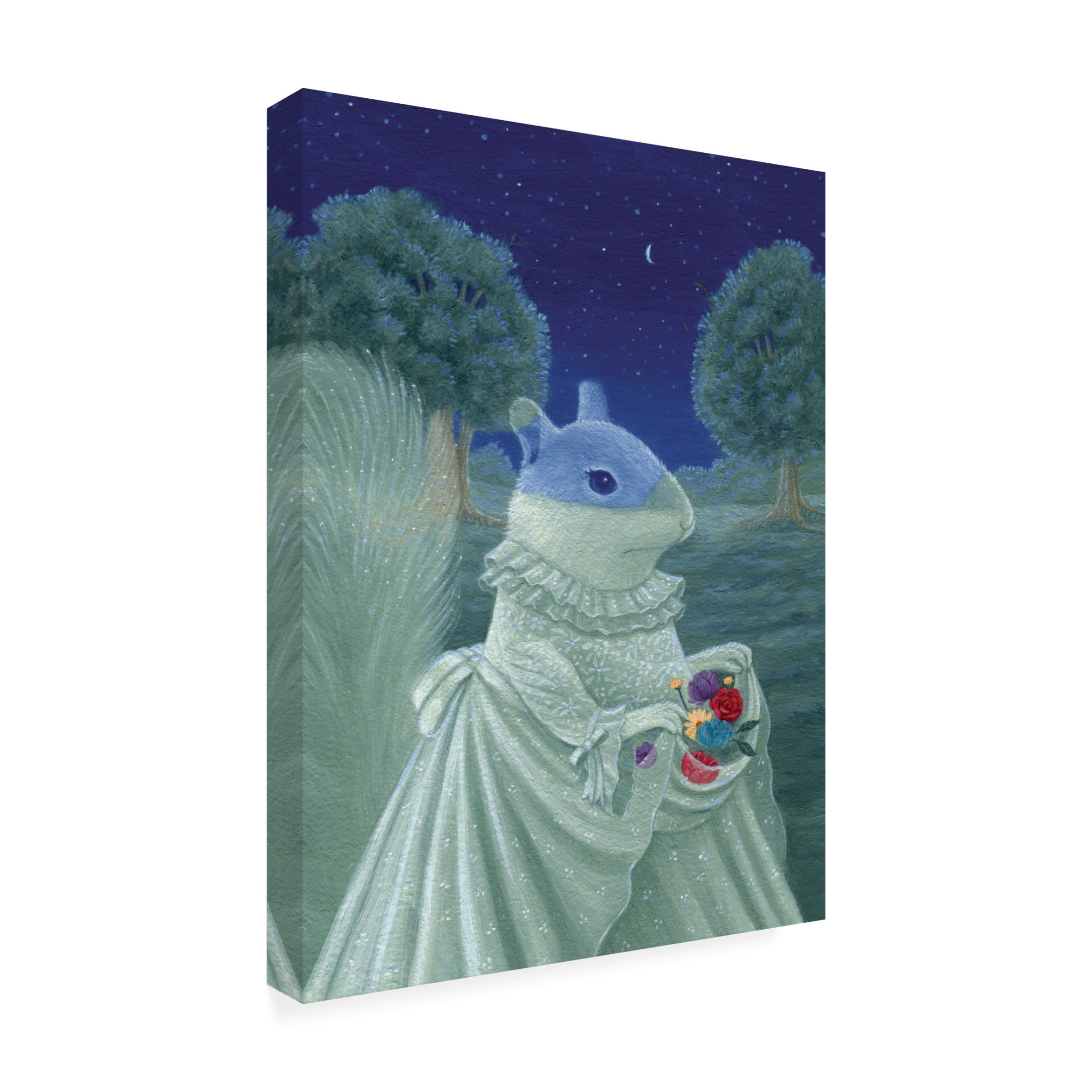 Canvas Wall Art - Gina Matarazzo 'Lenore' Wall Art for Living Room, Bedroom, or Office Décor by Trademark Fine Art - 35 x 47 Inches